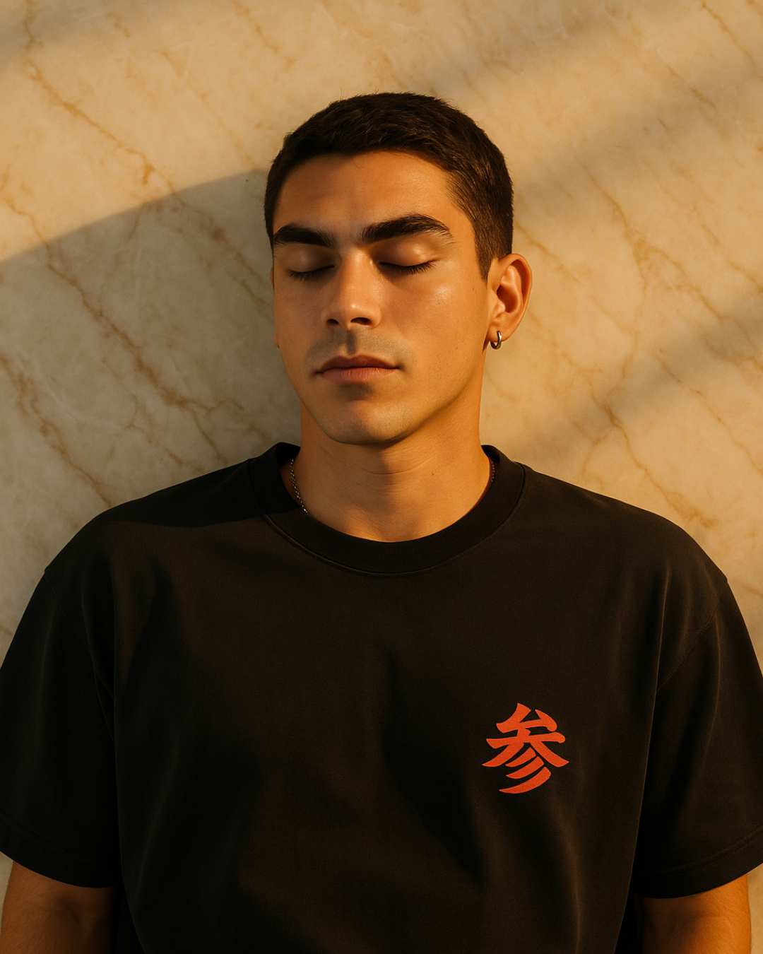 Akaza Demon Moon Oversized T-Shirt
