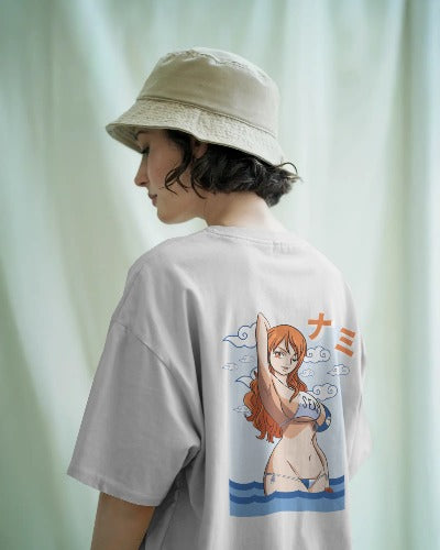 Nami Wave Oversized T Shirt