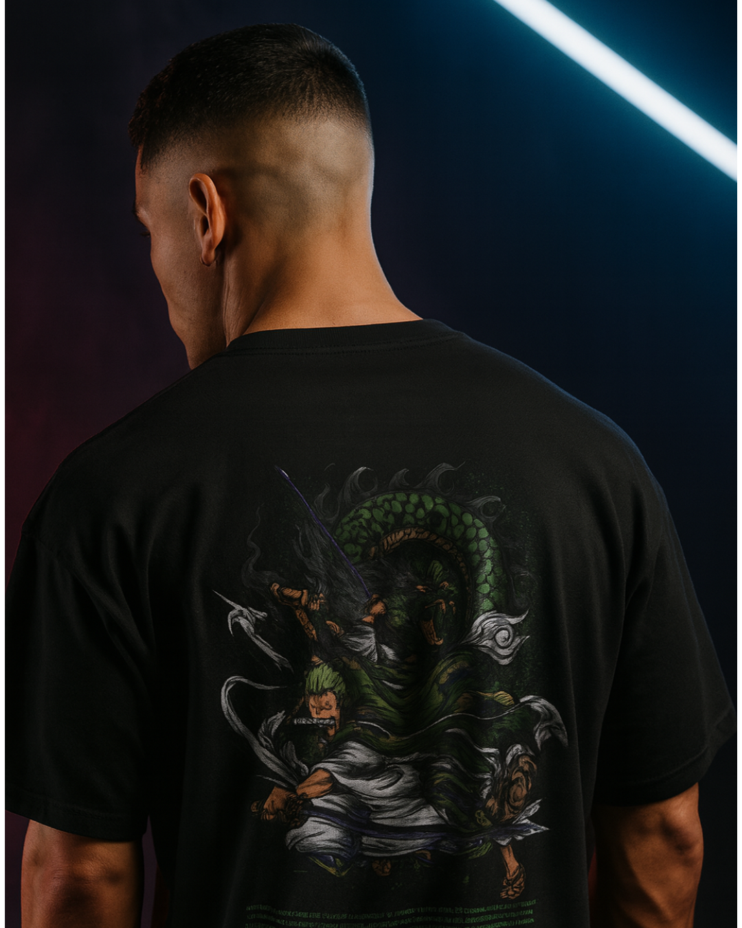 Zoro Dragon Strike Oversized T-Shirt